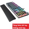 Bàn Phím Cơ Chơi Game FZ508 Pro Full Size 104 Phím Led RGB Nhiều Chế Độ Cực Đẹp Kèm Kê Tay, Dùng Cho Máy Tính PC Gaming