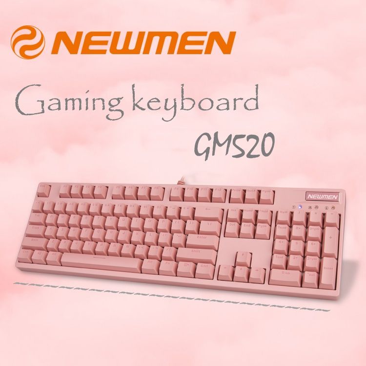 Bàn phím cơ có dây Gaming Newmen GM520 - Hàng Chính Hãng