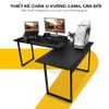 Bàn Gaming, Làm Việc Fufutech Chữ L Để Máy Tính có thể tùy chỉnh lắp đặt 2 góc trái phải, Mặt Gỗ Rộng Rãi 180x120cm