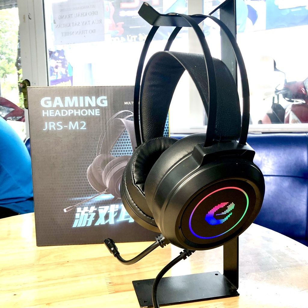 Tai nghe Gaming 7.1 cổng USB JRS-M1/ M2 có mic, LED RGB, âm thanh 7.1 cực hay