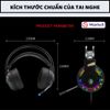 Tai Nghe Chụp Tai Máy Tính Gaming K3 Led RGB, Tích Hợp Micro 360 Độ, Âm Thanh Công Nghệ Mới Siêu Hay, Jack USB 7.1