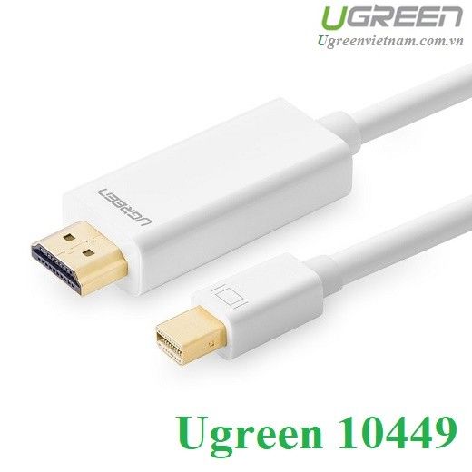Cáp Mini Displayport to HDMI dài 1,5M chính hãng Ugreen 10449 cao cấp