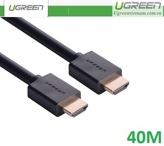 Cáp HDMI 1.4 dài 40M hỗ trợ Ethernet + 4k 2k HDMI chính hãng Ugreen 40591 (Chip Khuếch Đại)