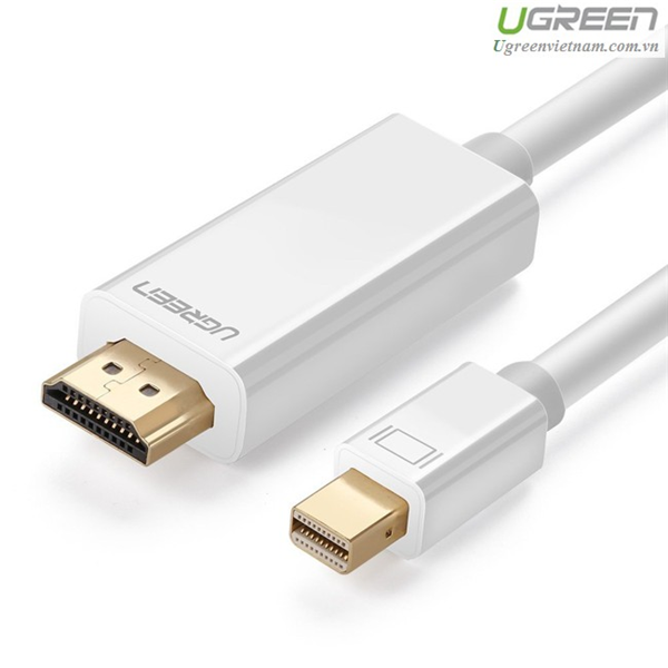 Cáp chuyển đổi mini DisplayPort to HDMI 2M cho Macbook air, Macbook Pro 10404 Ugreen Chính hãng