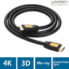 Cáp HDMI 1,5M hỗ trợ 3D full HD 4Kx2K chính hãng Ugreen 10128 cao cấp