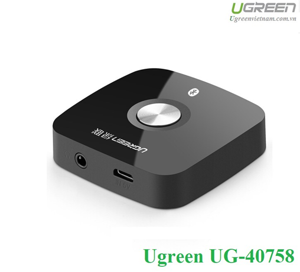 Thiết bị nhận AUX Bluetooth Receiver 4.2 cho loa, amply hỗ trợ cổng 3.5mm Ugreen 40758 cao cấp