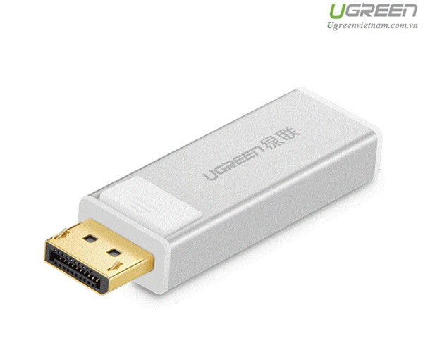 Đầu chuyển đổi Displayport to HDMI hỗ trợ full HD 1080P chính hãng Ugreen 20401 cao cấp