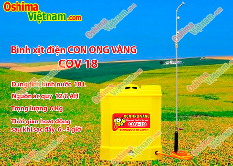 Bình Xịt Con Ong Vàng COV 18D