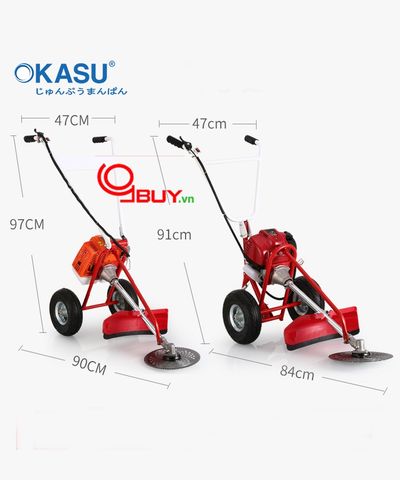 Máy cắt cỏ đẩy tay Okasu GX35