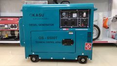 Máy phát điện Okasu OS-6500T 5kva, chạy dầu, đề nổ, vỏ chống ồn