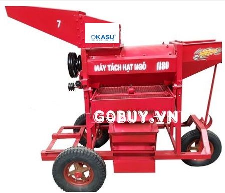 Máy tách hạt ngô 100 - Bệ lốp TK100