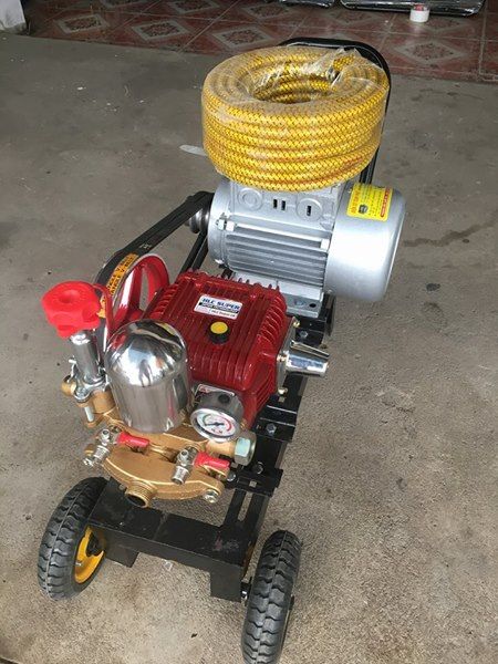 Bộ đầu xịt Máy rửa xe dây đai động cơ 2HP