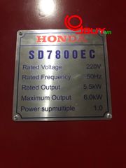 Máy phát điện Honda SD7800EC (đề nổ)