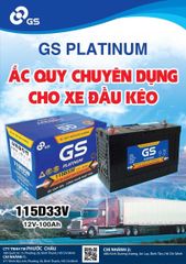 Ắc Quy GS MF 115D33C 115D33V (12V-100AH)