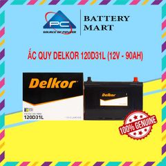 Ắc Quy Delkor  120D31L/R (12V - 90Ah)