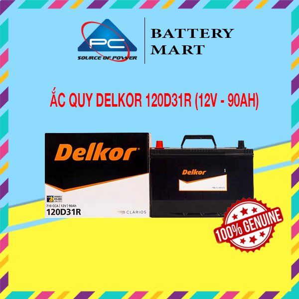 Ắc Quy Delkor  120D31L/R (12V - 90Ah)