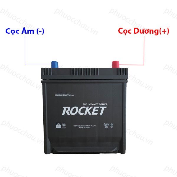 Ắc Quy ROCKET SMF 50D20L (12V-50Ah)