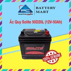 Ắc Quy Solite 50D20L (12V-50AH)