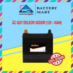 Ắc Quy Delkor  50D20L/R (12V - 50Ah)