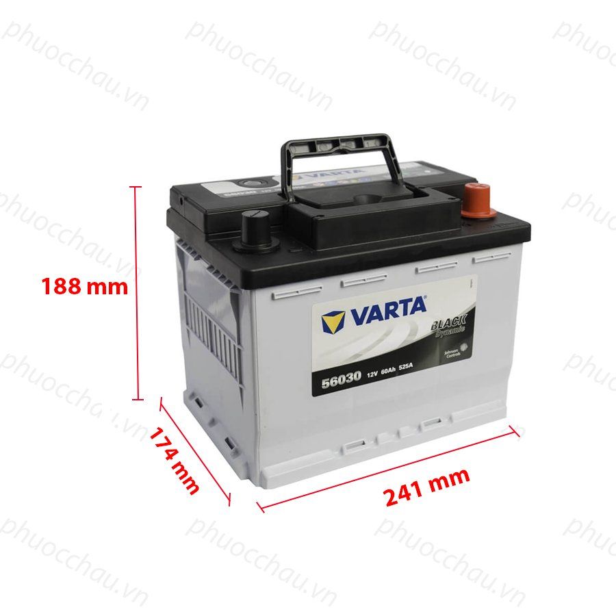 Ắc Quy VARTA DIN 56030 (12V-60AH)