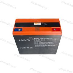 Ắc Quy HUAYU 6-DZF-22.3 12V-22.3AH, acquy dùng cho Xe Máy Điện, Loa Kéo, Năng Lượng Mặt Trời