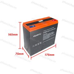 Ắc Quy HUAYU 6-DZF-22.3 12V-22.3AH, acquy dùng cho Xe Máy Điện, Loa Kéo, Năng Lượng Mặt Trời