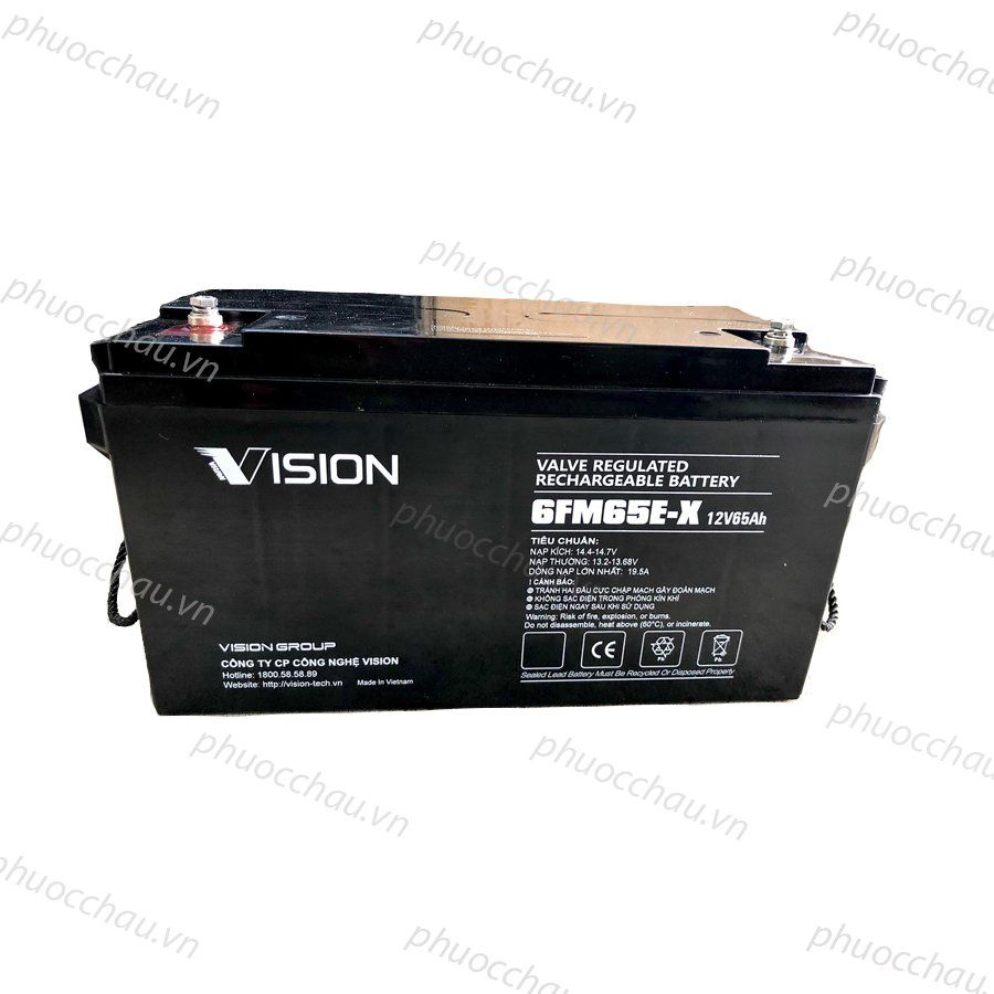 Ắc Quy VISION 6FM65E-X (12V-65AH)