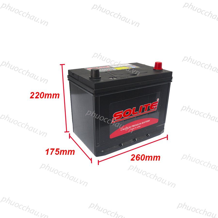 Ắc Quy Solite 85D26L/R (12V-70AH)