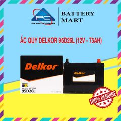 Ắc Quy Delkor  95D26L/R (12V - 75Ah)