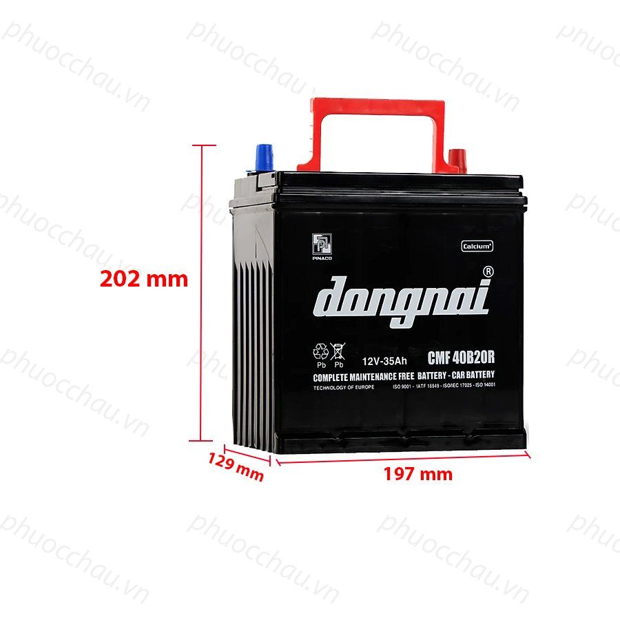 Ắc Quy Dong Nai CMF 40B20R (12V-35AH)