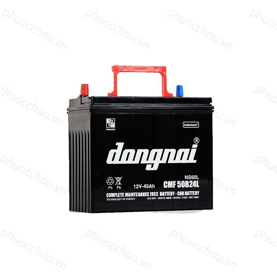 Ắc Quy Dong Nai CMF 50B24L (12V45Ah)