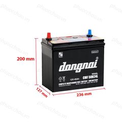 Ắc Quy Dong Nai CMF 50B24L (12V45Ah)