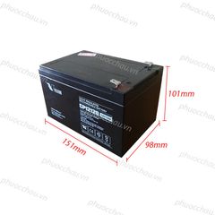 ẮC QUY LƯU ĐIỆN VISION CP12120 (12V - 12AH) Chuyên Dùng Cho Nguồn Dự Phòng (UPS, Inverter, ...)