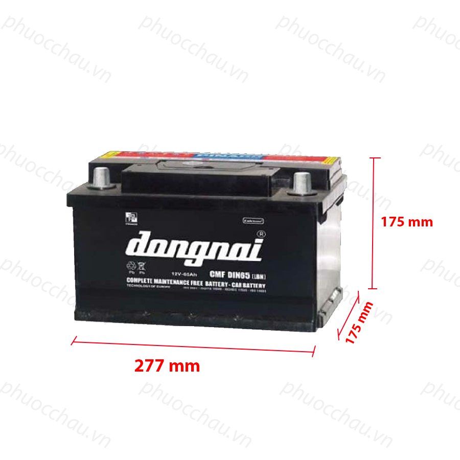 Ắc Quy Dong Nai CMF DIN65 (12V65Ah)