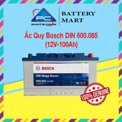 Ắc Quy BOSCH DIN 600.085 (12V-100Ah)