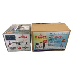 Máy sạc ắc quy robot tăng giảm 20A (12V-24V, Dây đồng)