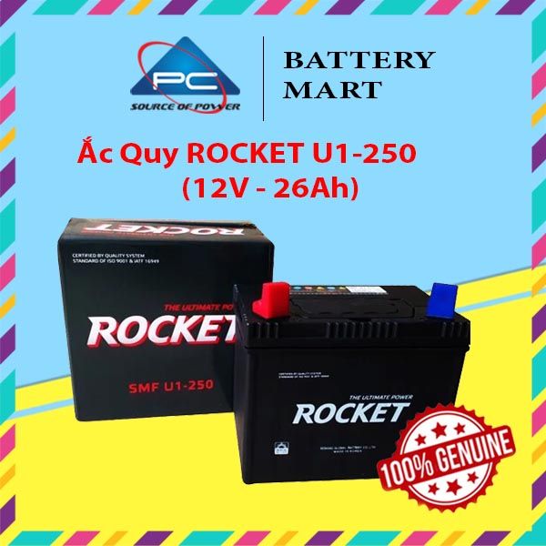 Ắc Quy ROCKET U1-250 (12V - 26Ah)