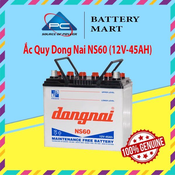 Ắc Quy Dong Nai NS60 (12V-45AH)