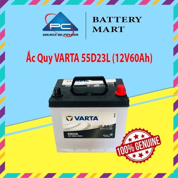 Ắc Quy VARTA 55D23L 12V-60AH