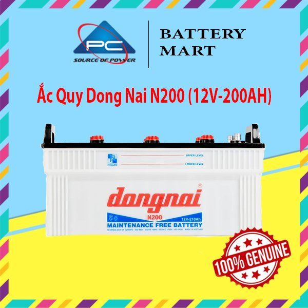 Ắc Quy Dong Nai N200 (12V-200AH)