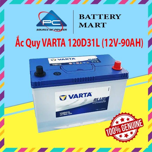 Ắc Quy VARTA 120D31L (12V-90AH)