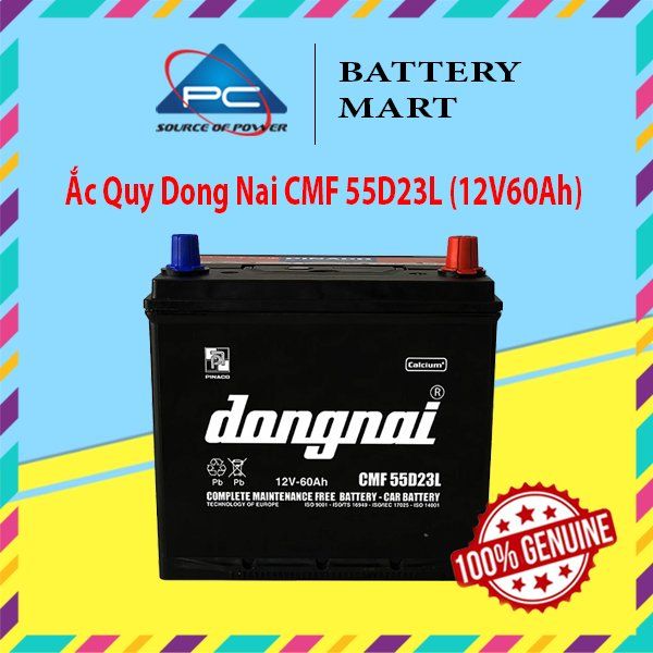 Ắc Quy Dong Nai CMF 55D23L (12V60Ah)