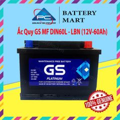 Ắc Quy GS MF DIN60L-LBN (12V-60AH)