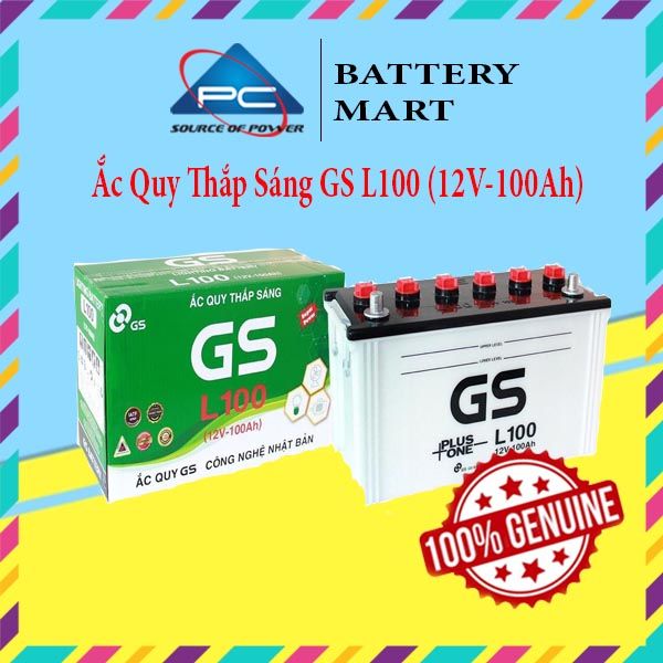 Ắc Quy GS L100 (12V-100AH)