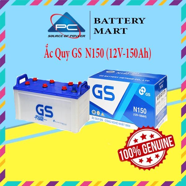 Ắc Quy GS N150 (12V-150AH)