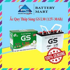 Ắc Quy Thắp Sáng GS L30 (12V-30Ah)