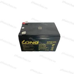 Bình Ắc Quy Khô Long WP12-12A/ WP12-12BT   12V-12Ah dùng cho ups, lưu điện cửa cuốn, lưu điện máy tính, loa kéo