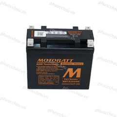 Ắc quy xe moto phân khối lớn MOTOBATT MBTX20UHD 12V - 22AH, thương hiệu Mỹ, dùng cho xe HARLEY-DAVIDSON