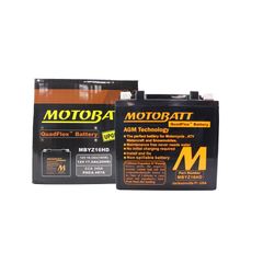 Ắc quy xe moto phân khối lớn MOTOBATT MBYZ16HD 12V - 17.5AH, thương hiệu Hoa Kỳ, dùng cho xe HARLEY-DAVIDSON