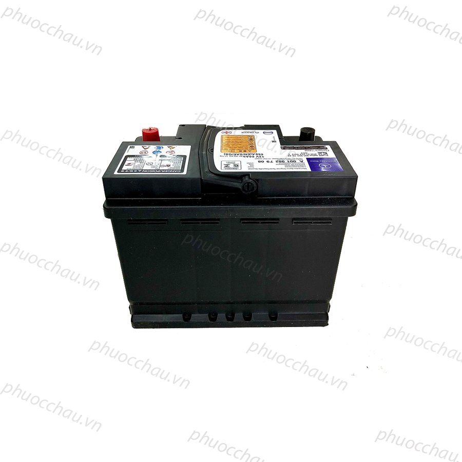 Bình Ắc Quy Xe Mercedes A0019827908  AGM 12V-60Ah